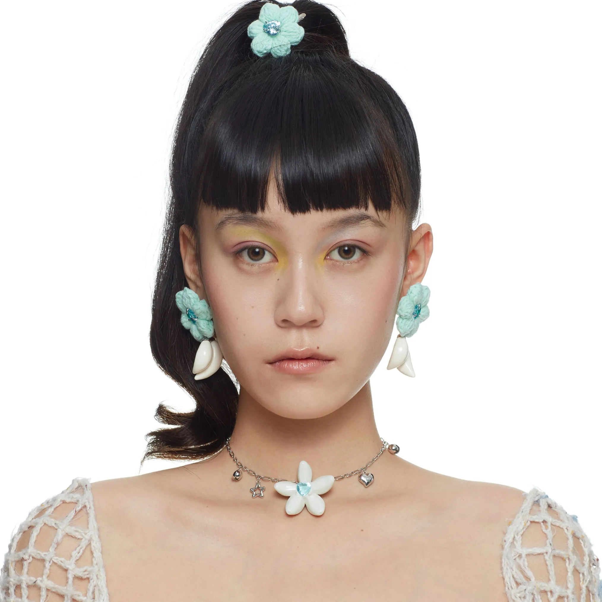 YVMIN X Cacien / Woven Garlic Flower Hair Clip