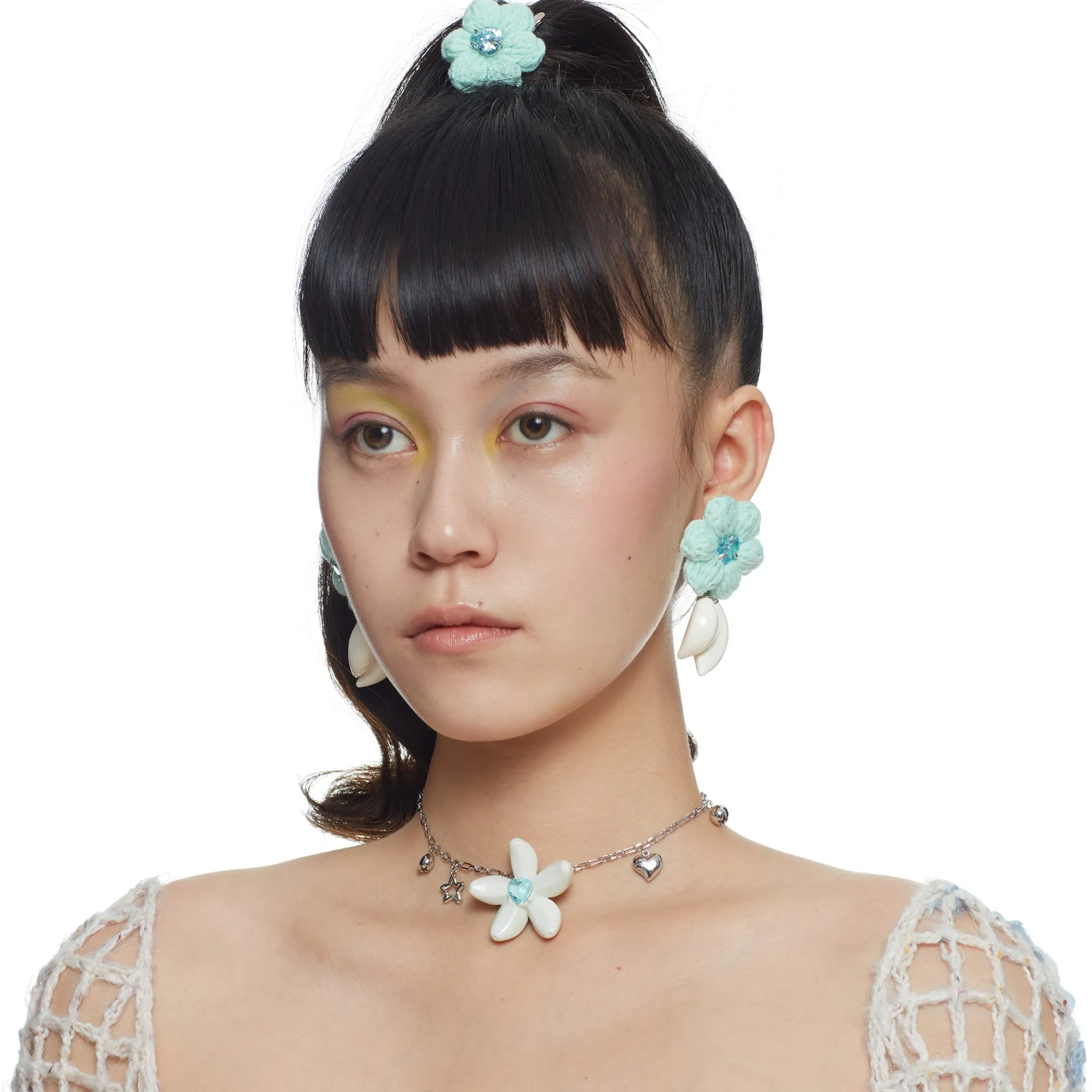 YVMIN X Cacien / Woven Garlic Flower Hair Clip