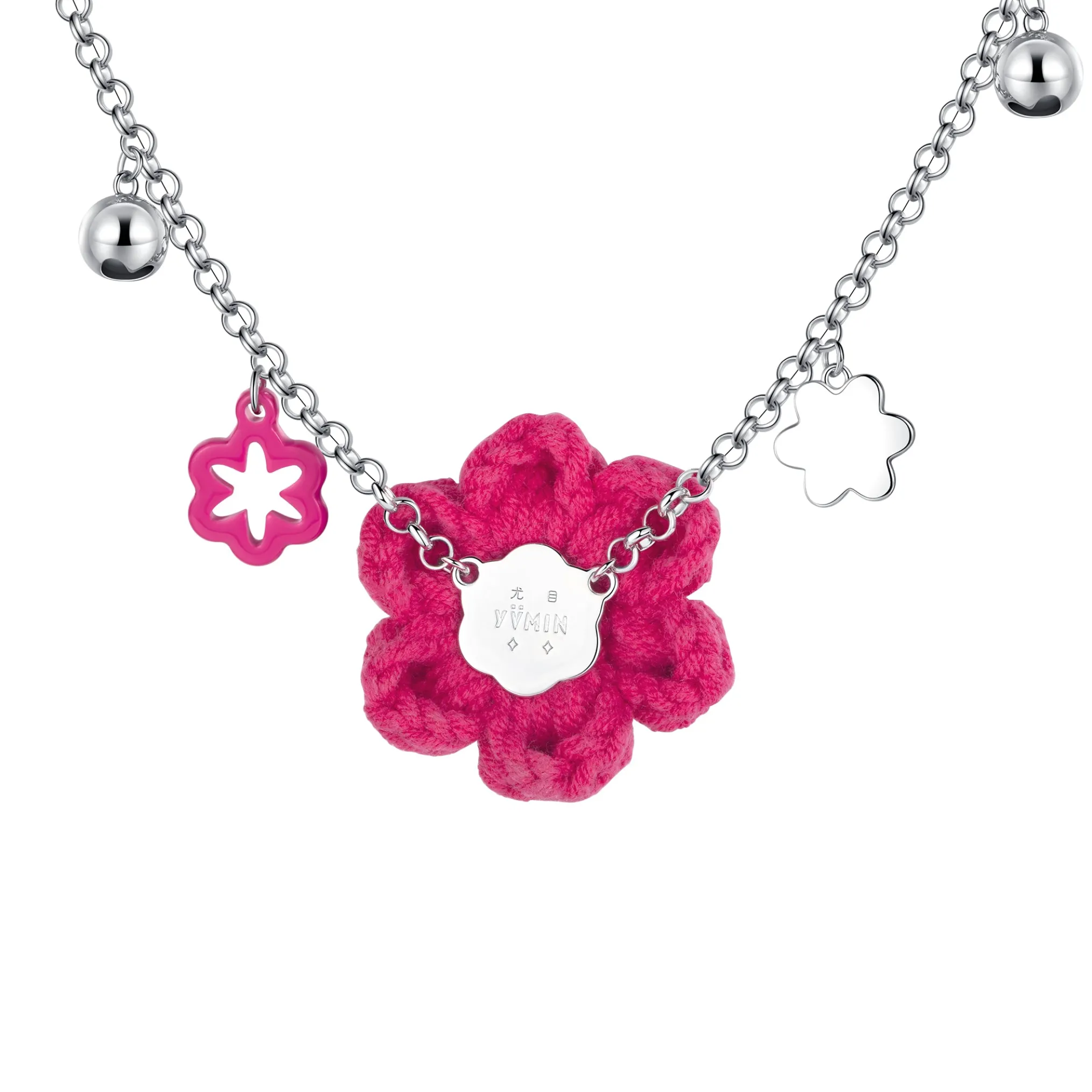 YVMIN X Cacien / Woven Garlic Flower Braided Necklace