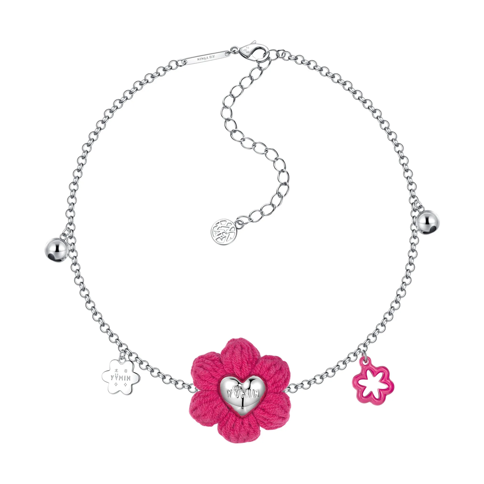 YVMIN X Cacien / Woven Garlic Flower Braided Necklace