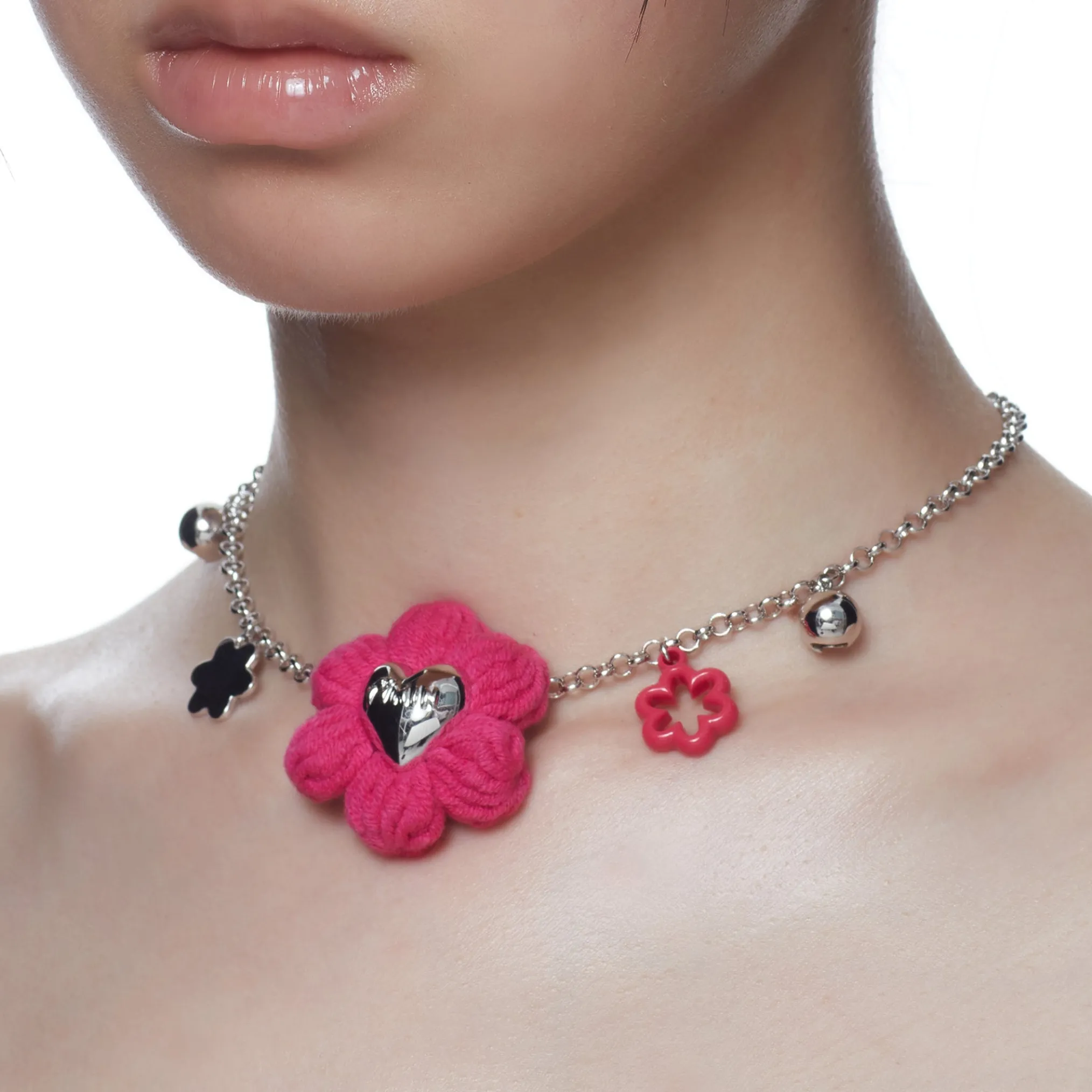 YVMIN X Cacien / Woven Garlic Flower Braided Necklace