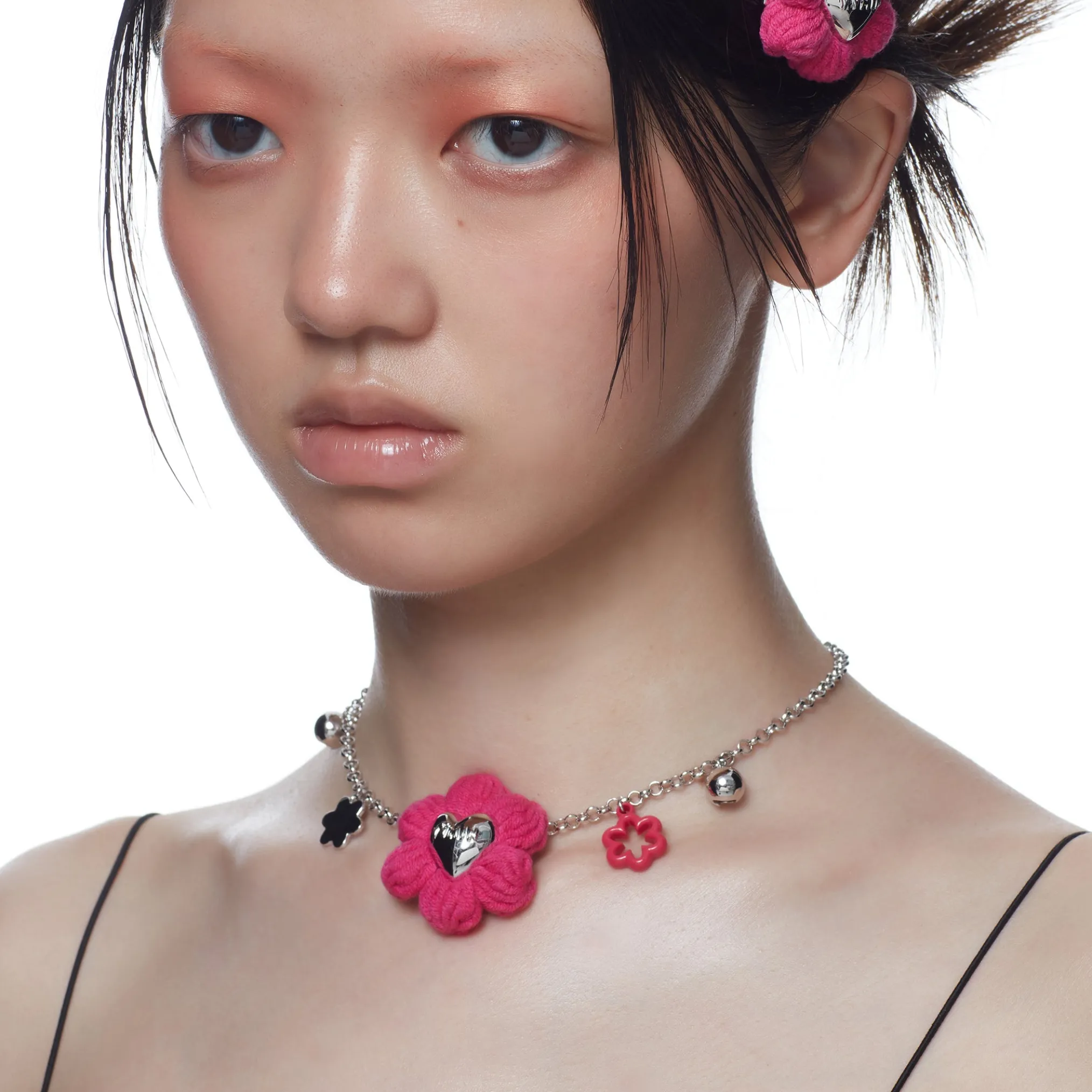 YVMIN X Cacien / Woven Garlic Flower Braided Necklace