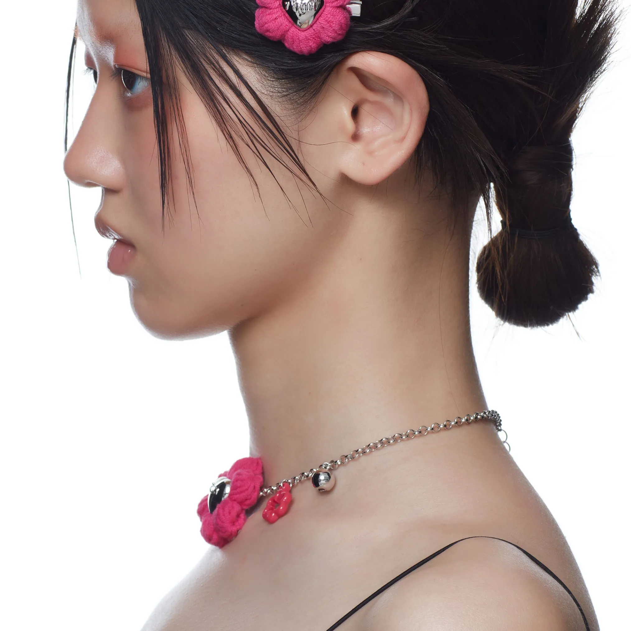 YVMIN X Cacien / Woven Garlic Flower Braided Necklace