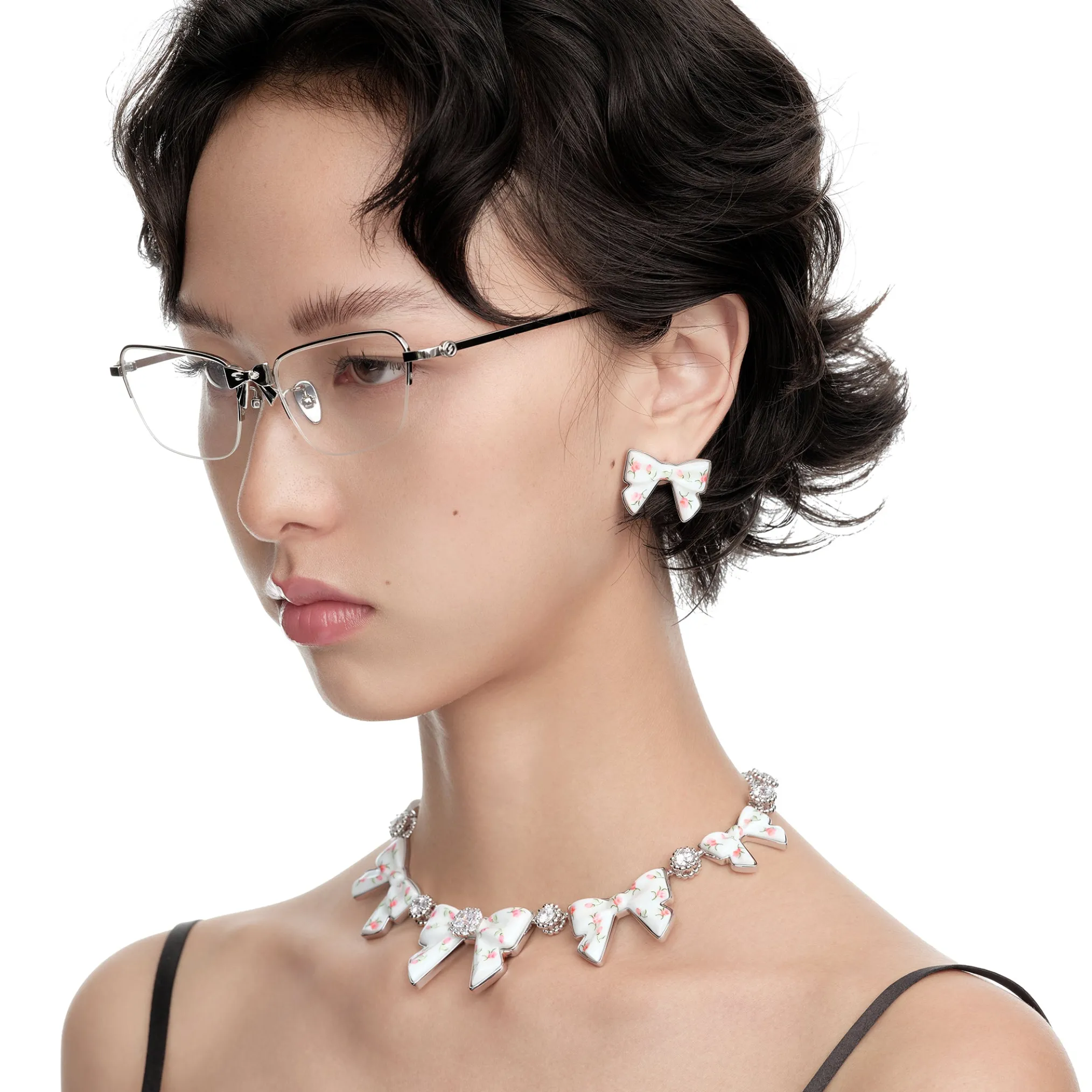 YVMIN X SHUSHUTONG / Ceramic Bowknot Earring