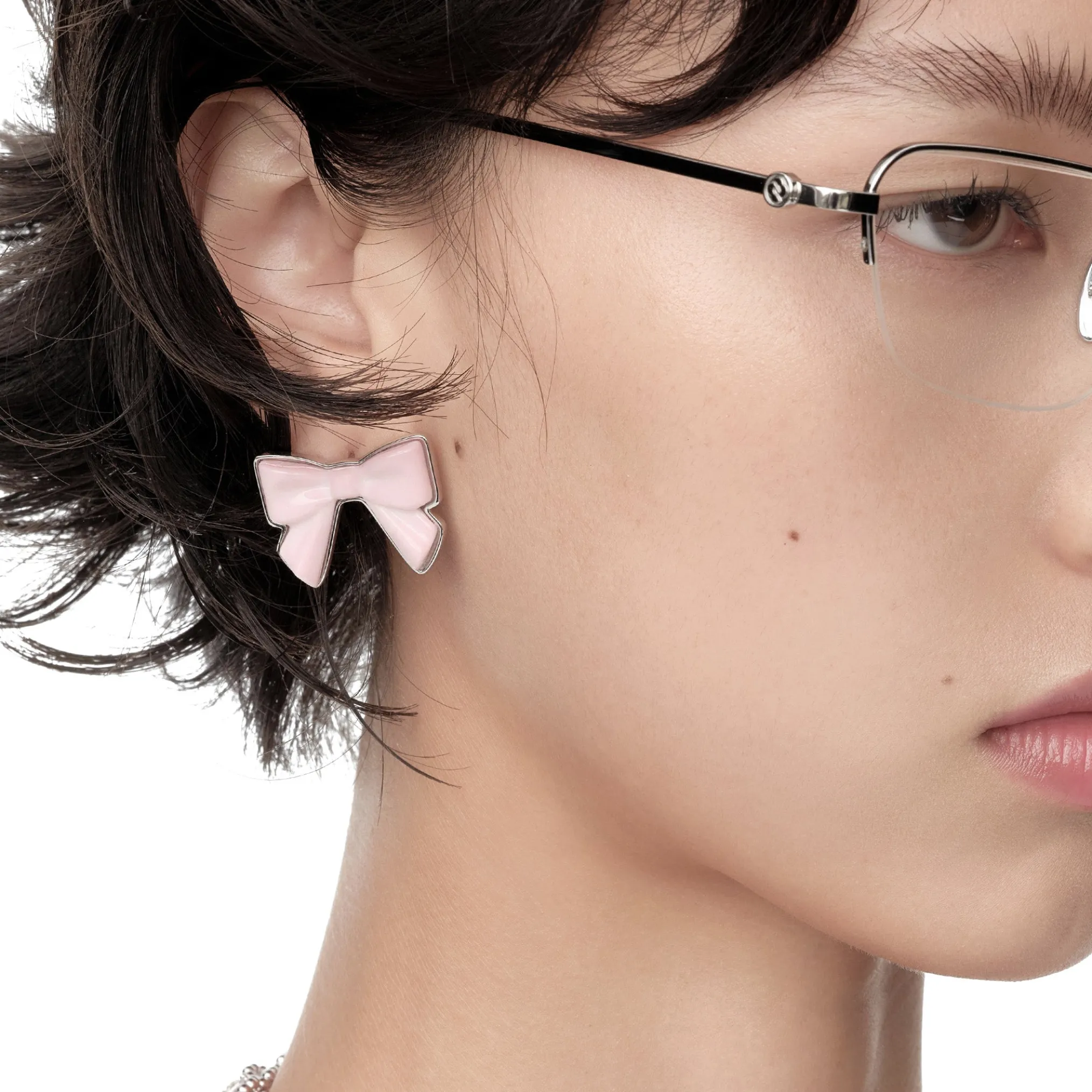 YVMIN X SHUSHUTONG / Ceramic Bowknot Earring