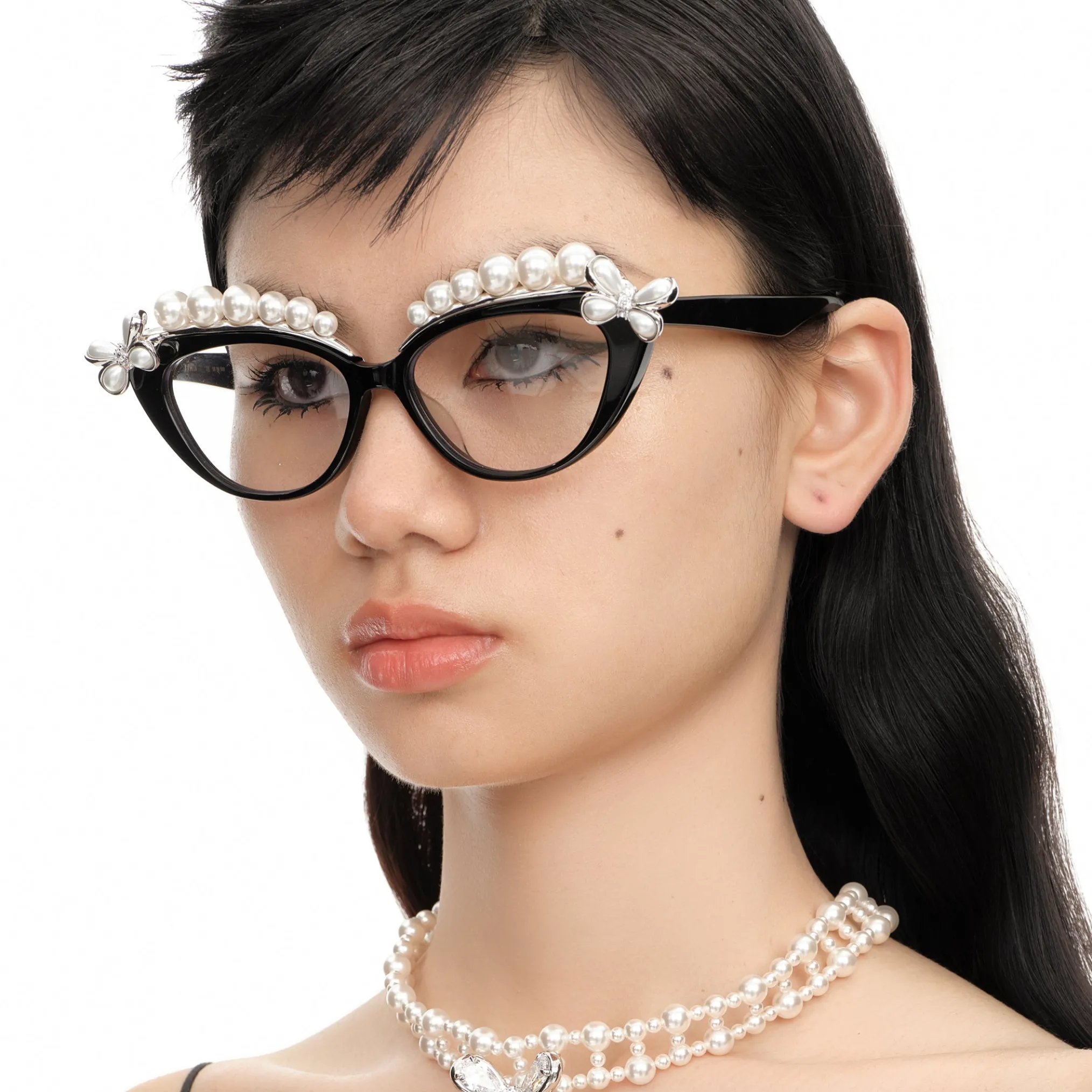 YVMIN X SHUSHUTONG / Pearl Flower Glasses