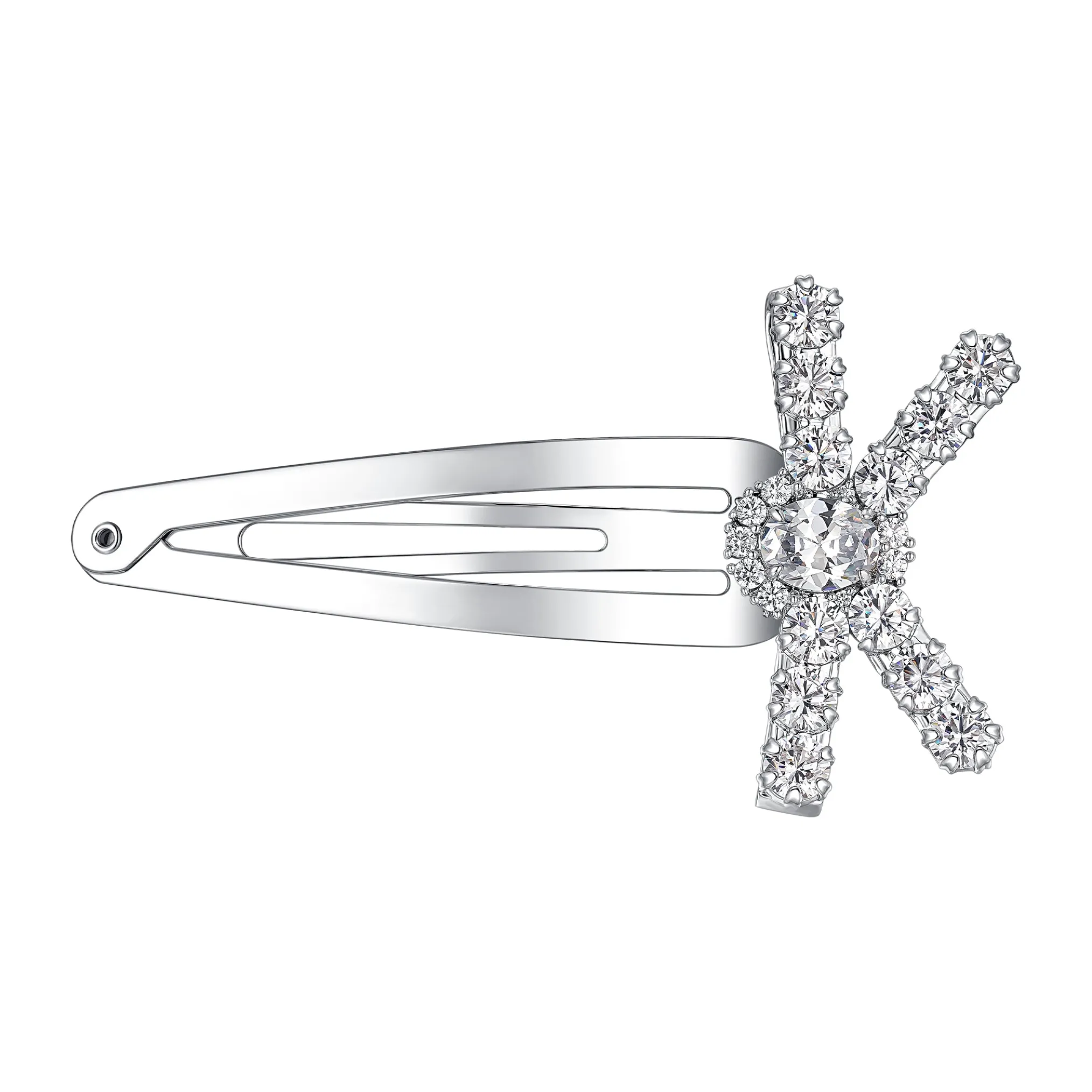 YVMIN X SHUSHUTONG / Pave Gemstone Bow Hair Pin