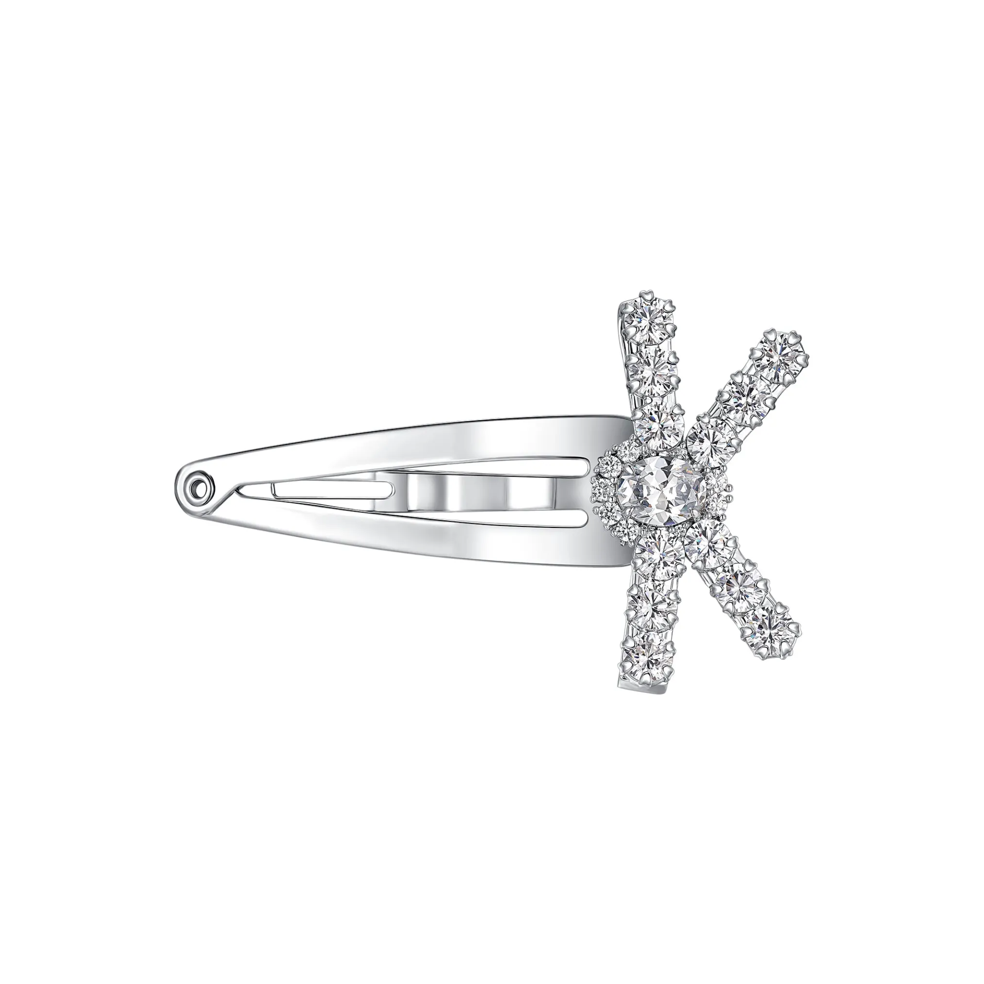 YVMIN X SHUSHUTONG / Pave Gemstone Bow Hair Pin