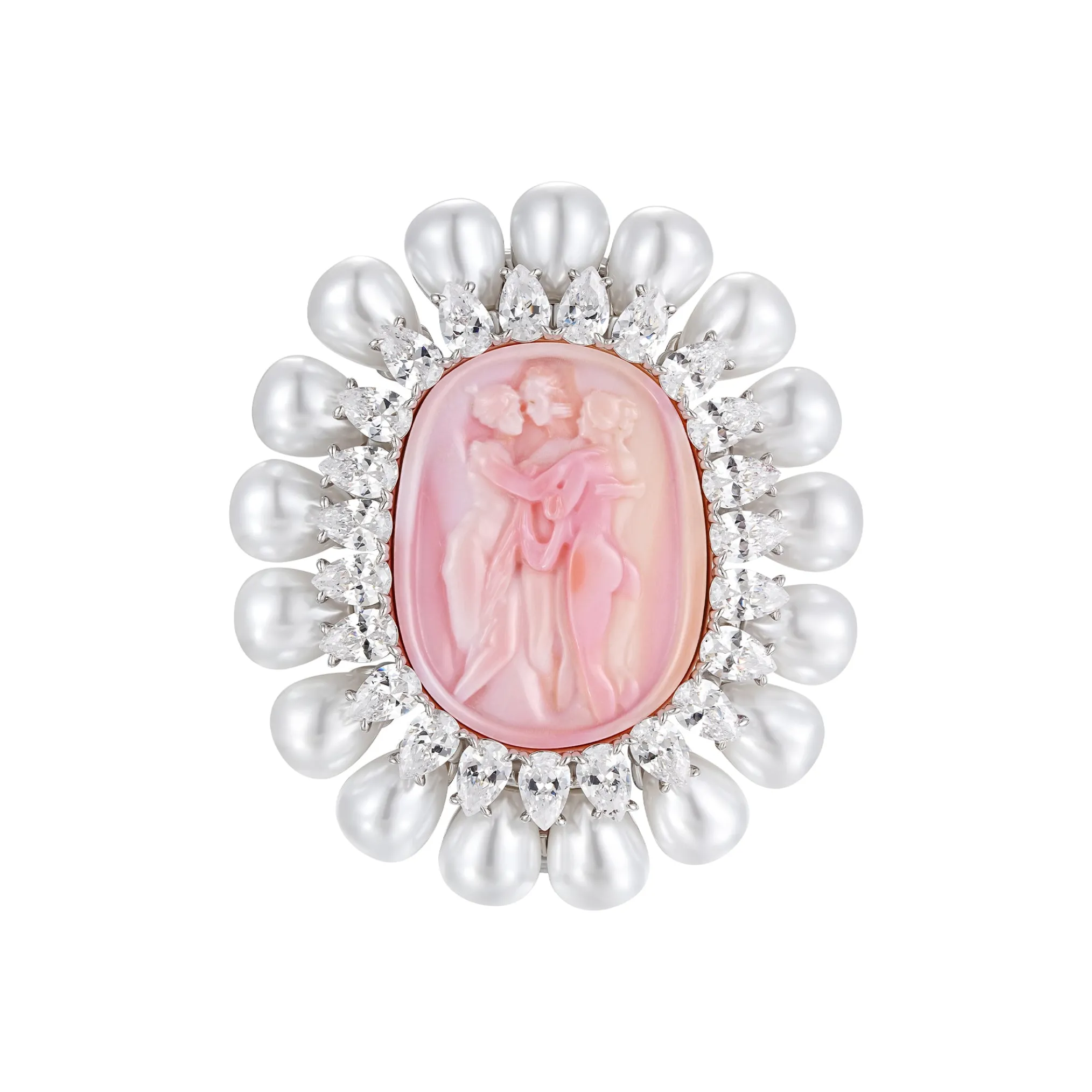 YVMIN X SHUSHUTONG / Shell Sculpture Pearl Hair Pin