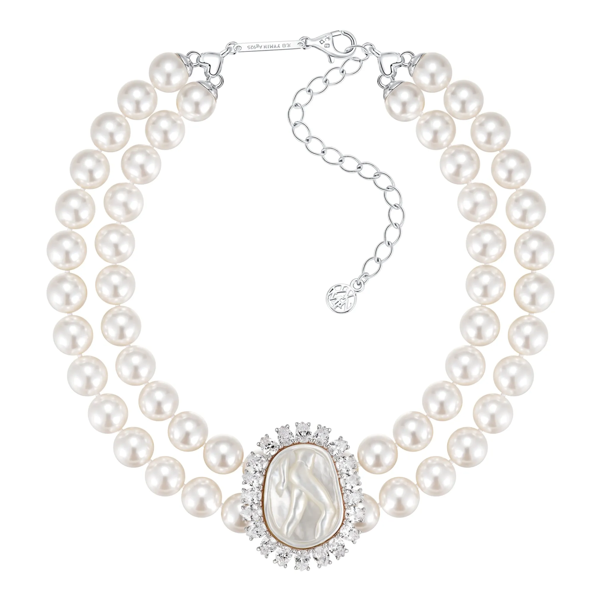 YVMIN X SHUSHUTONG / Shell Sculpture Pearl Necklace