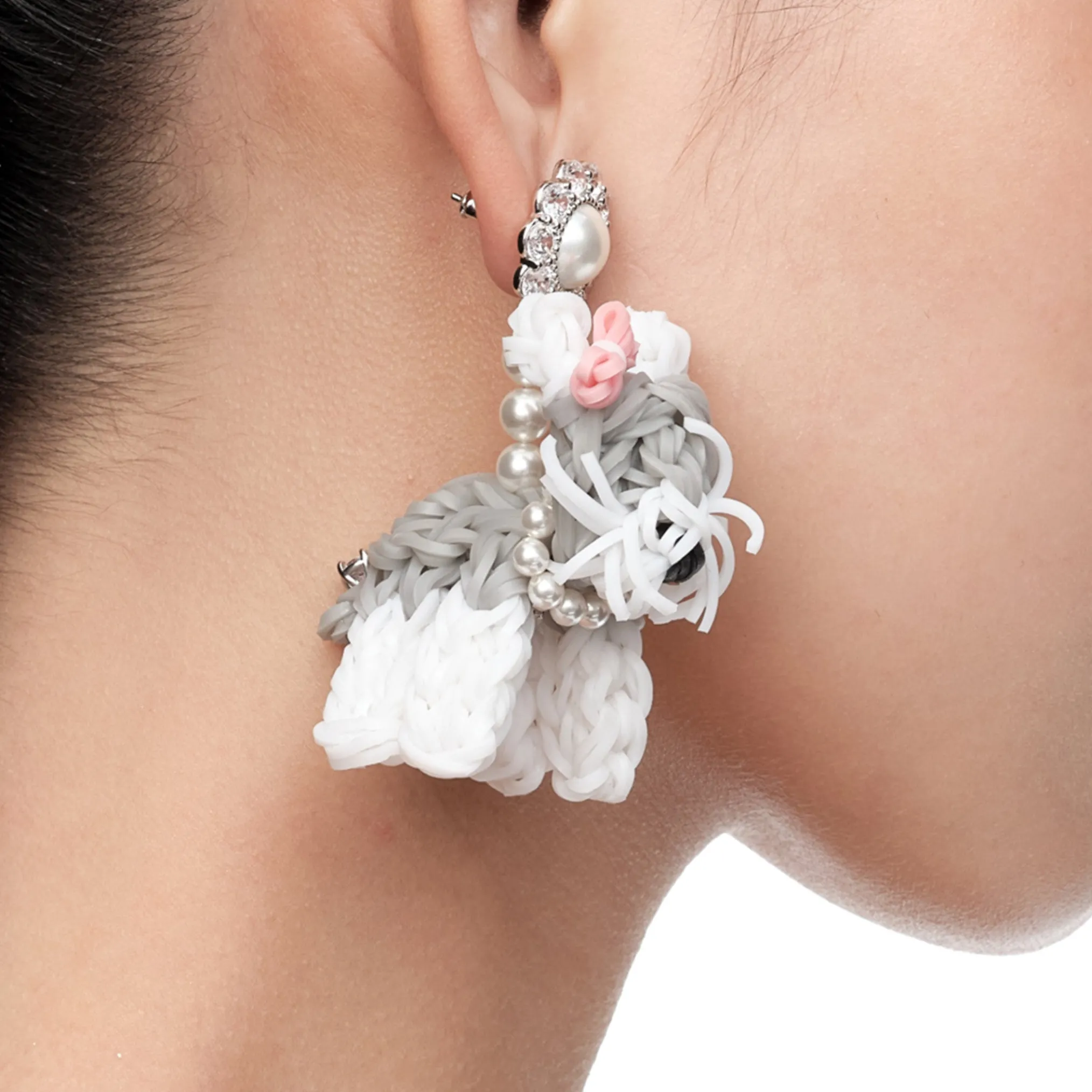 YVMIN X SHUSHUTONG / Rubber Band Puppy Earring