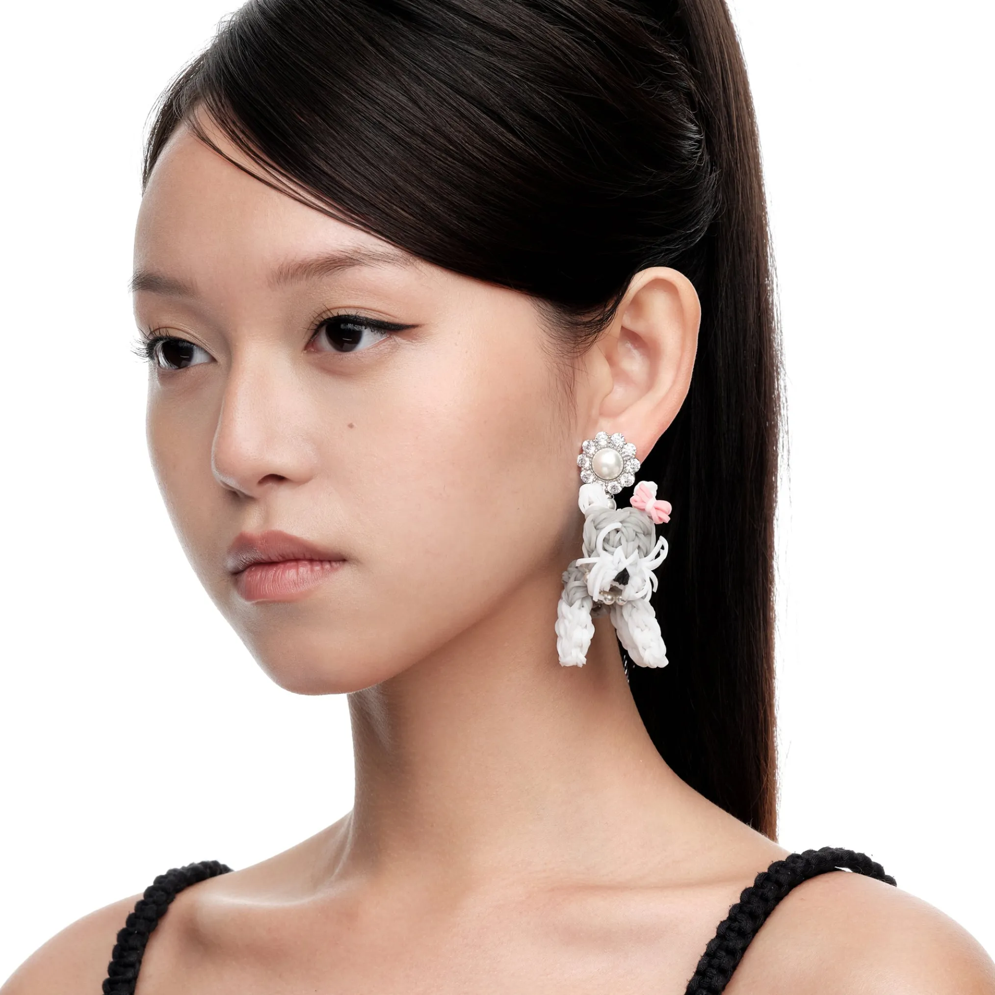 YVMIN X SHUSHUTONG / Rubber Band Puppy Earring