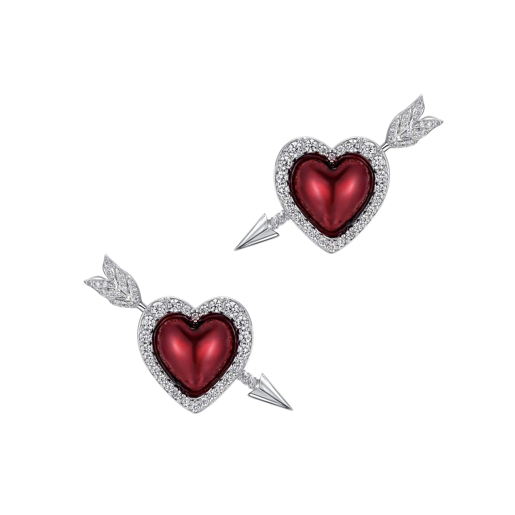 YVMIN X SHUSHUTONG / Single Arrow Heart Earring