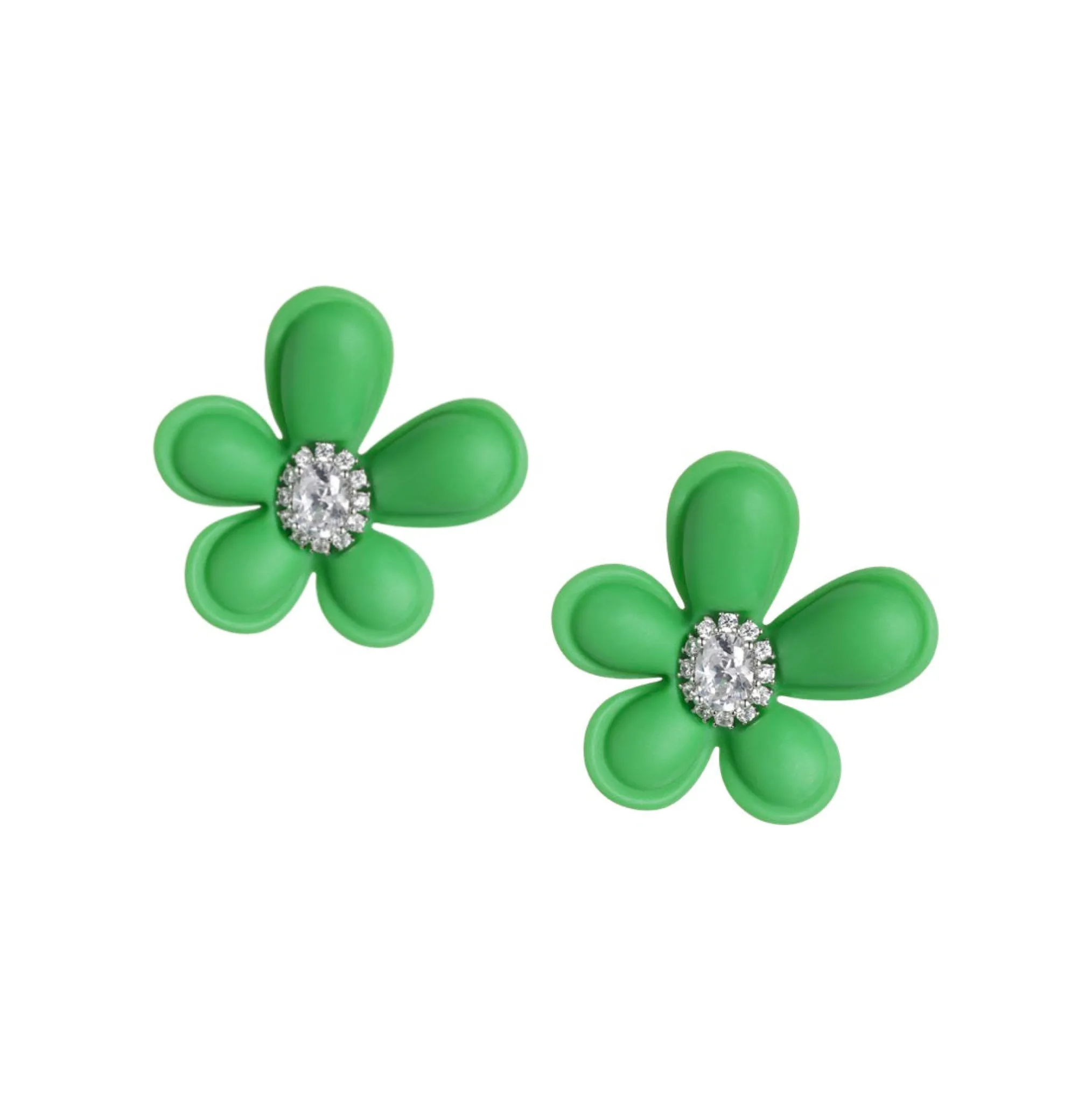 YVMIN X SHUSHUTONG / Rubber Flower Gemstone Earring