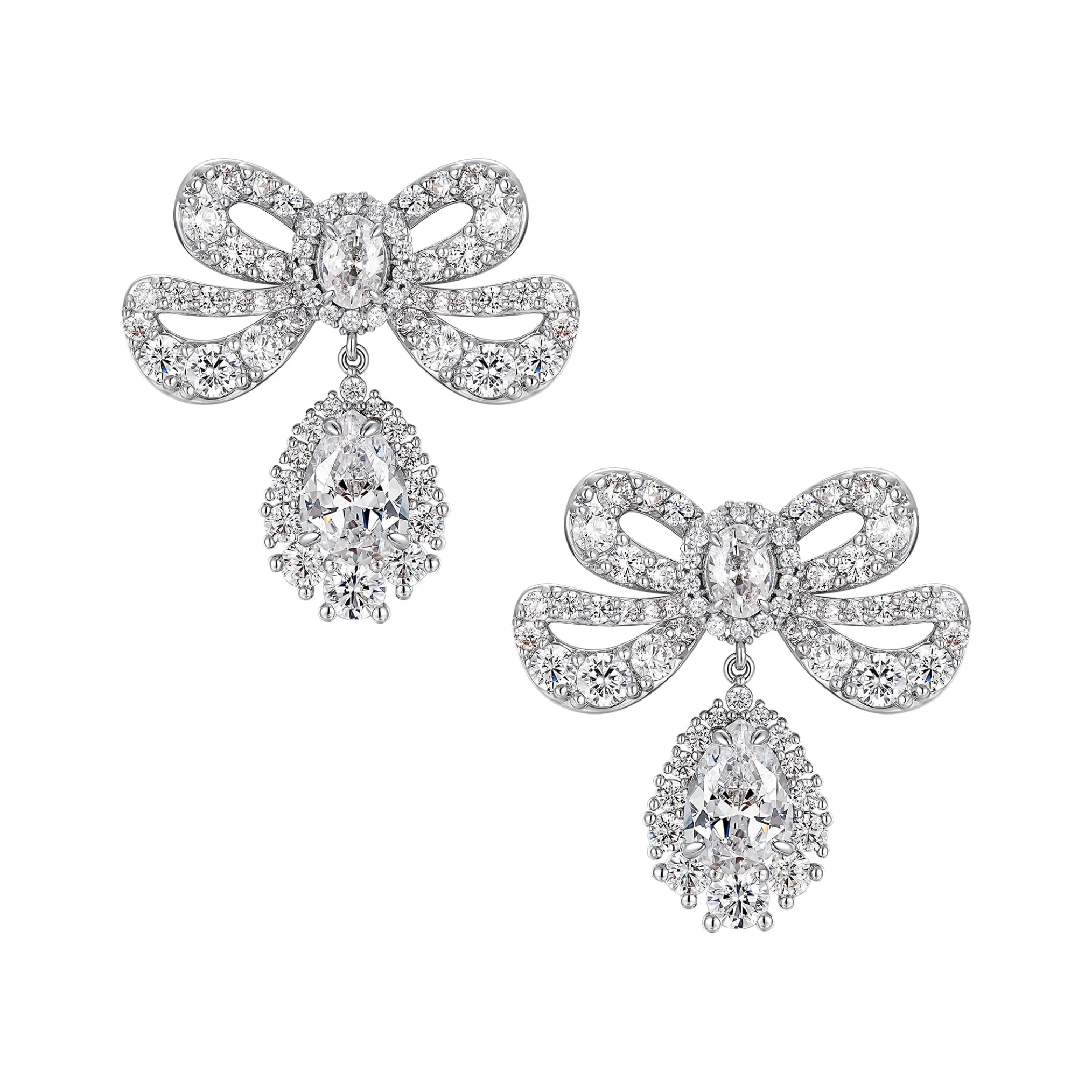 YVMIN X SHUSHUTONG / Soft Gemstone Bow Earrings