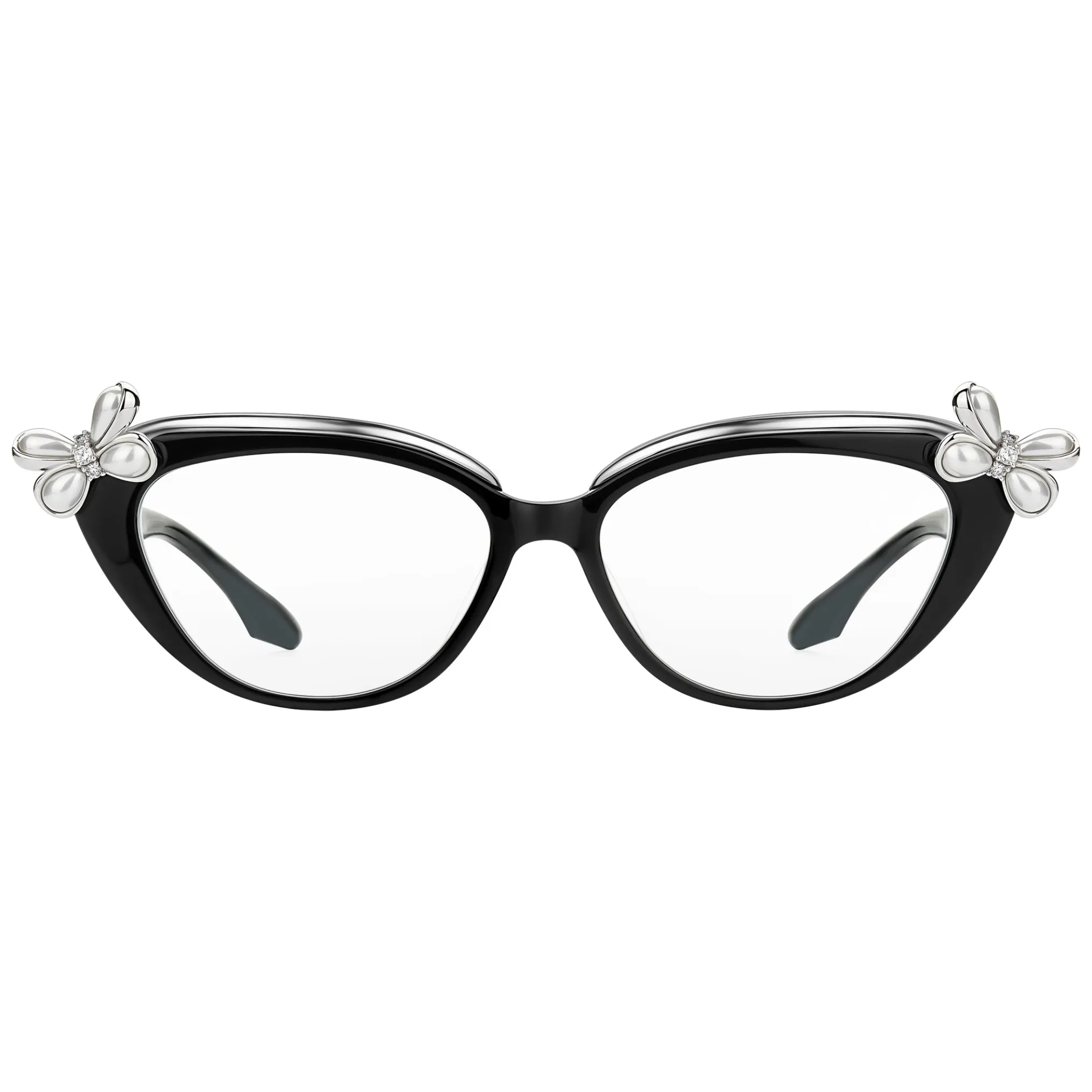 YVMIN X SHUSHUTONG / Pearl Flower Simple Glasses