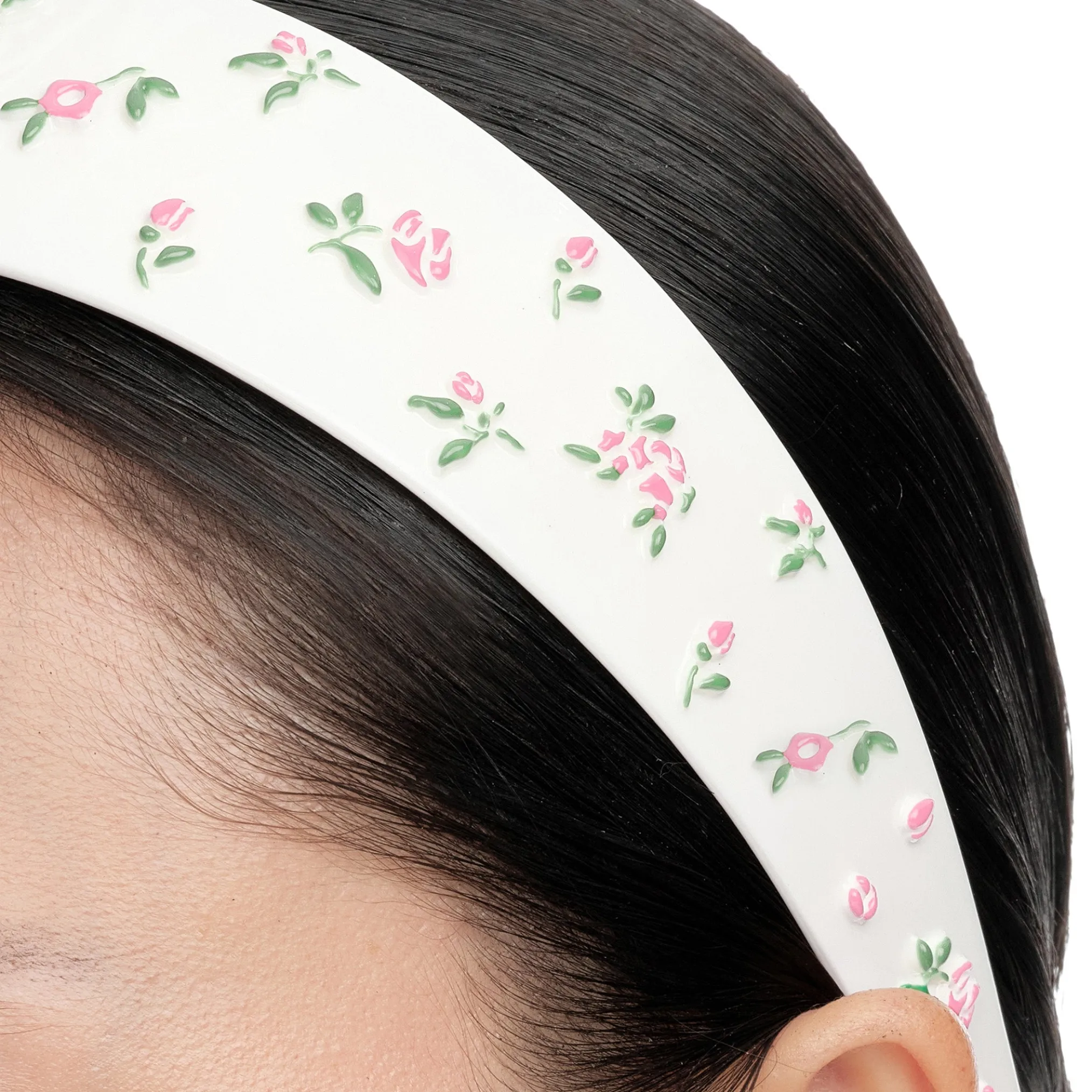 YVMIN X SHUSHUTONG / Hand Painted Floral Hair Band