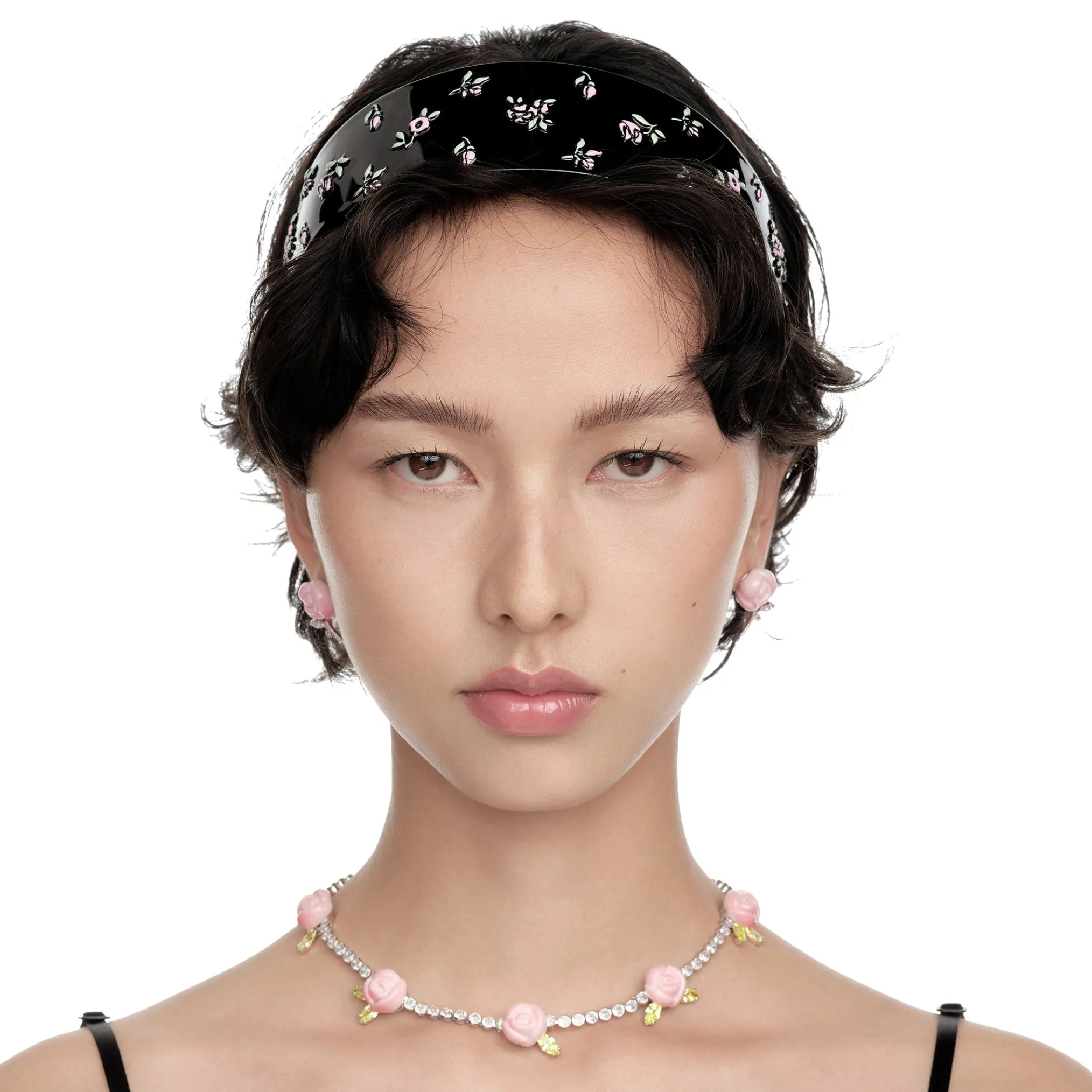 YVMIN X SHUSHUTONG / Hand Painted Floral Hair Band