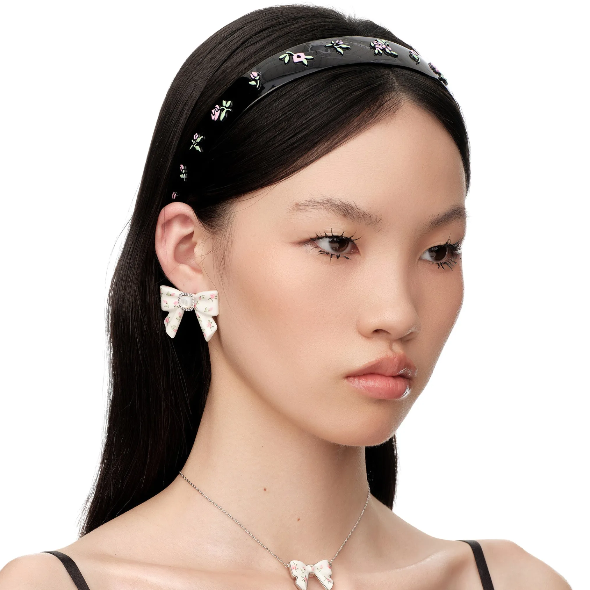 YVMIN X SHUSHUTONG / Hand Painted Floral Hair Band