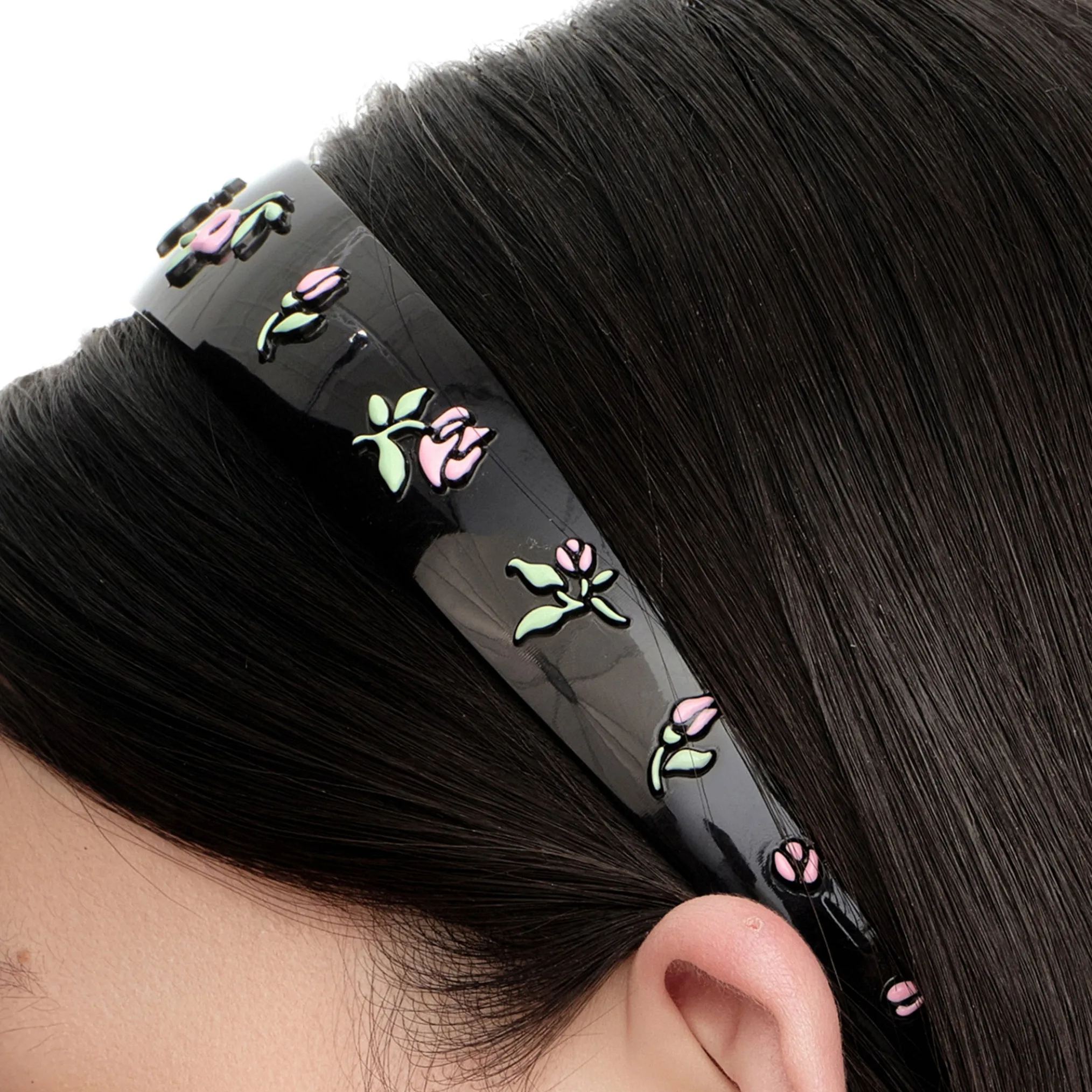 YVMIN X SHUSHUTONG / Hand Painted Floral Hair Band