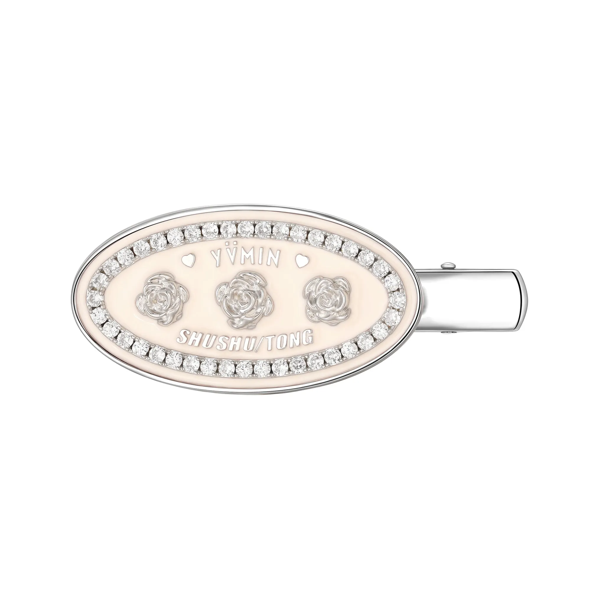 YVMIN X SHUSHUTONG / Rose Gemstone house number Hairpin