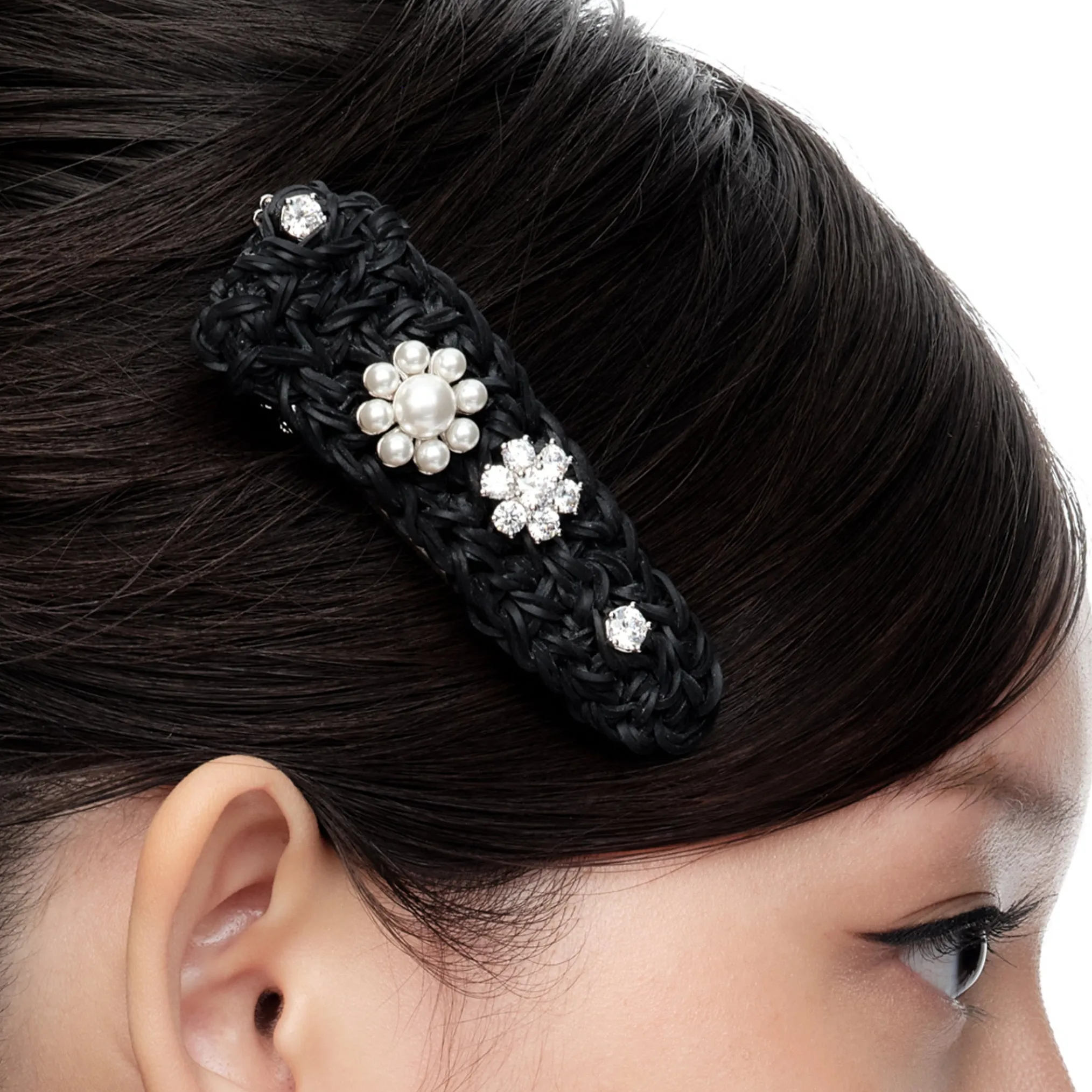 YVMIN X SHUSHUTONG / Rubber Band Flower Hair Clip