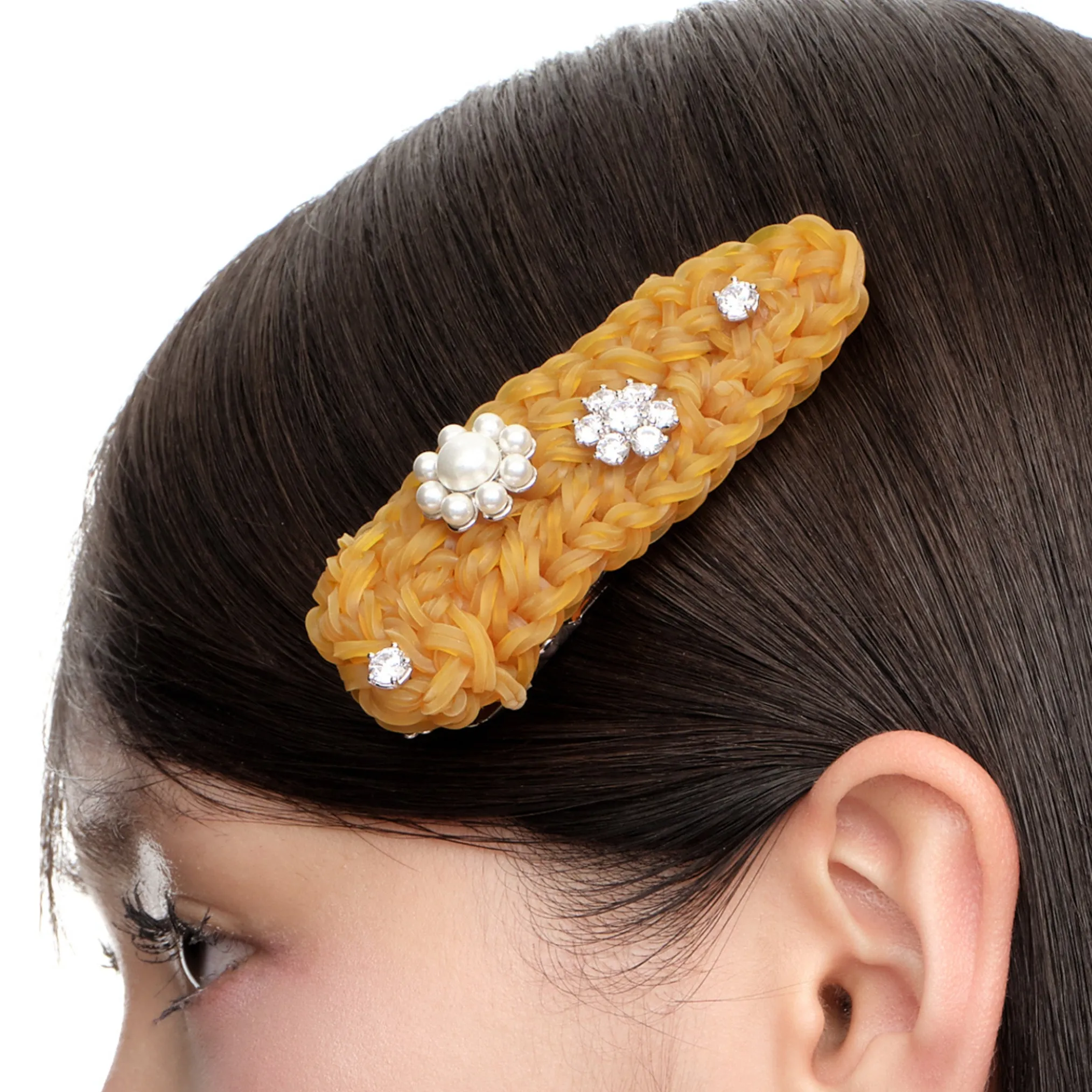 YVMIN X SHUSHUTONG / Rubber Band Flower Hair Clip