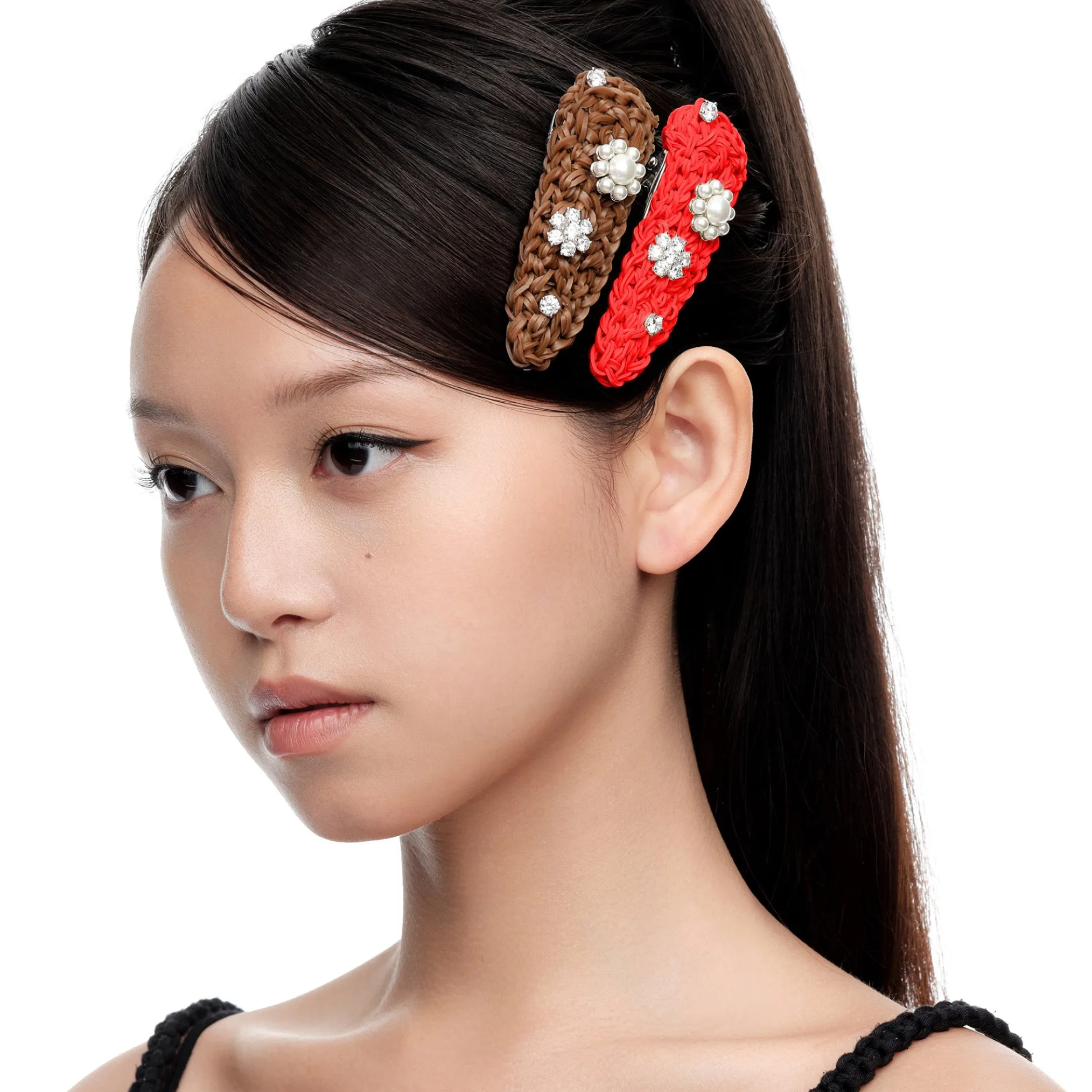 YVMIN X SHUSHUTONG / Rubber Band Flower Hair Clip