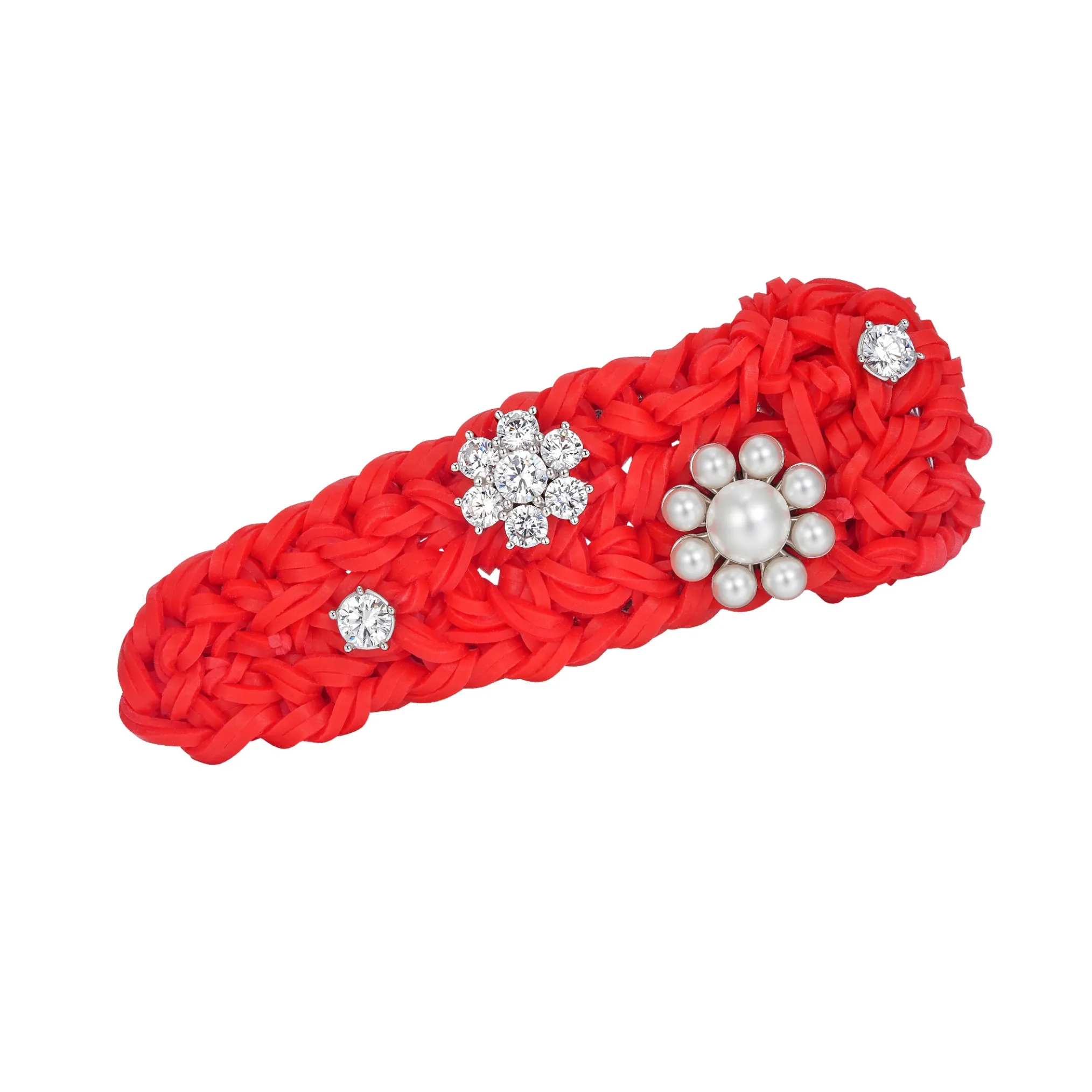 YVMIN X SHUSHUTONG / Rubber Band Flower Hair Clip